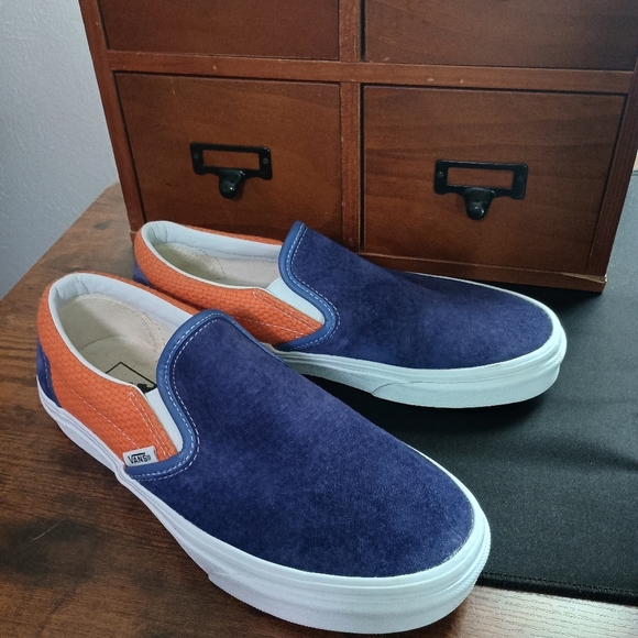Vans Mens Purple and Orange Slip-On Sneakers_6.5 - Picture 7 of 8